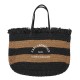 Τσάντα ψάθινη Karl Lagerfeld Μαύρη 241W3008-425