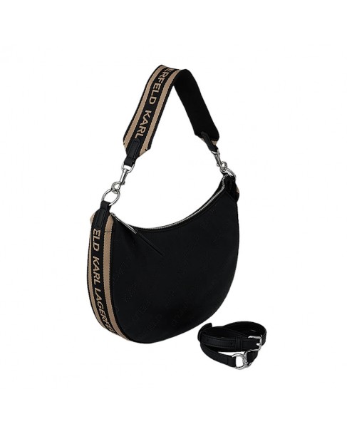 Τσάντα ώμου Karl Lagerfeld Μαύρη 241W3019-A999