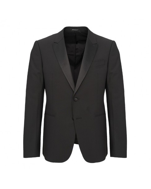 Κοστούμι Smokin Emporio Armani Μαύρο 01VMOP01506R 999-BLACK Slim fit