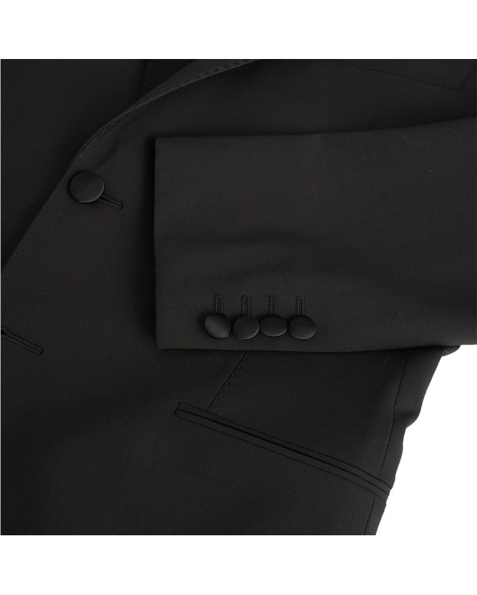 Κοστούμι Smokin Emporio Armani Μαύρο 01VMOP01506R 999-BLACK Slim fit