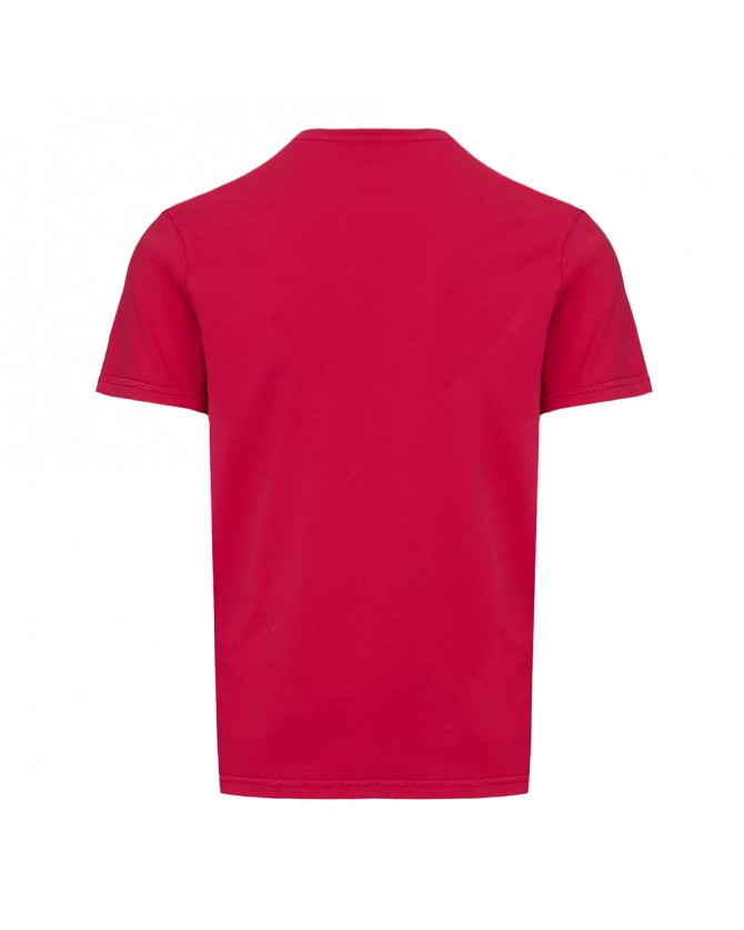T-shirt ανδρικό Napapijri φούξια βαμβακερό SELBAS NP0A4GBQ R25-RED BARBERRY