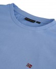 T-shirt ανδρικό Napapijri βαμβακερό Σιέλ SALIS SS SUM NP0A4H8D I00-BLUE FLOWER Regular fit