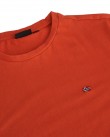T-shirt ανδρικό Napapijri βαμβακερό Πορτοκαλί SALIS SS SUM NP0A4H8D A62-ORANGE BURNT Regular fit