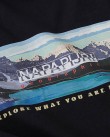 T-shirt ανδρικό Napapijri Μαύρο S-CANADA NP0A4HQM 041-black