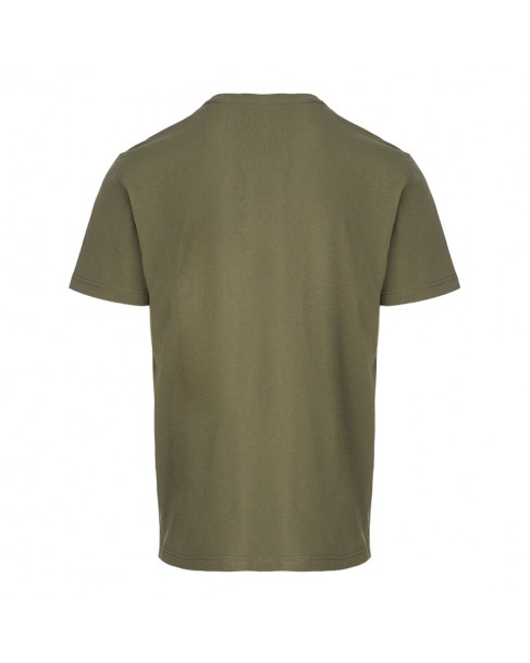 T-shirt ανδρικό Napapijri βαμβακερό Λαδί S-KASBA NP0A4HQQ GAE-GREEN LICHEN Regular fit
