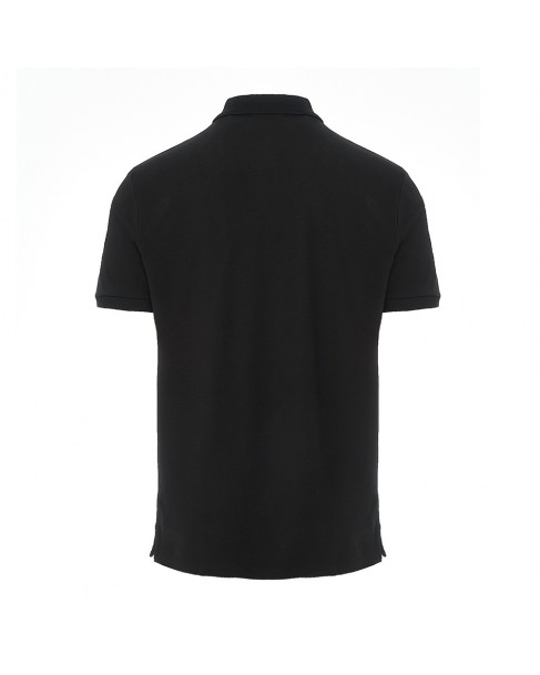 Polo t-shirt ανδρικό Hugo Μαύρο βαμβακερό Donos222 50466182-002 Regular fit 