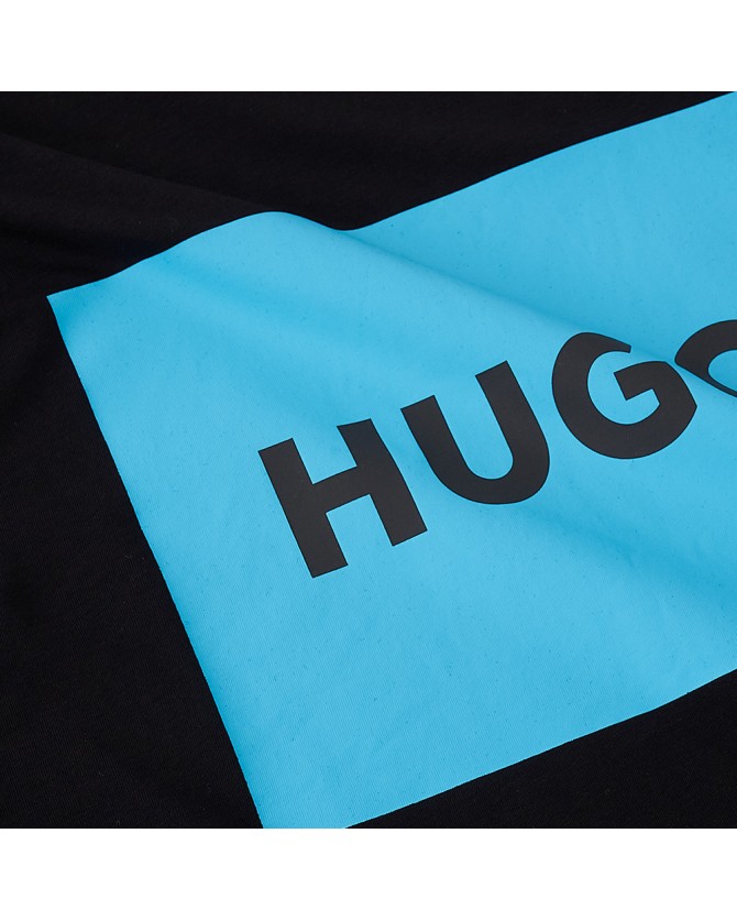 T-shirt ανδρικό Hugo Μαύρο Dulive222 50467952-009