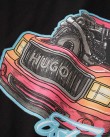 T-shirt ανδρικό Hugo Μαύρο  Damotoro 50514092-001