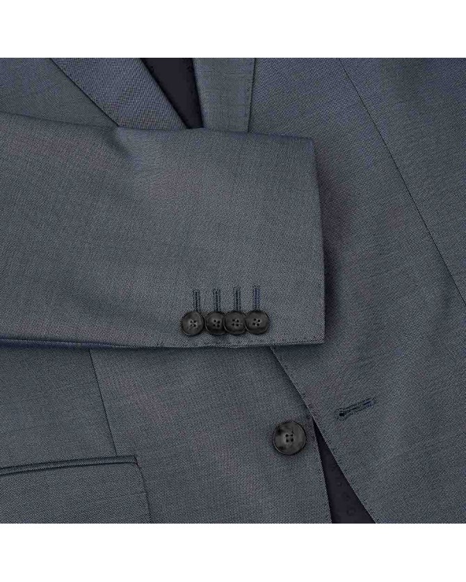 Κοστούμι Boss Σιέλ Σκούρο H-Huge-2Pcs-224 50514642-450 SLIM FIT