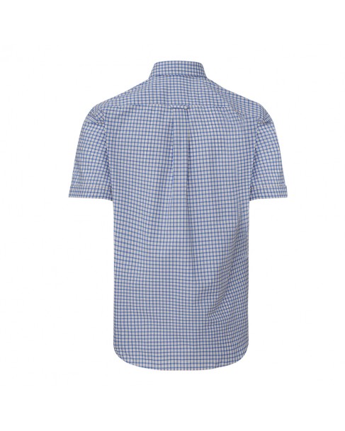 Πουκάμισο κοντομάνικο The Bostonians Σιέλ 3BACH8464-B117YE