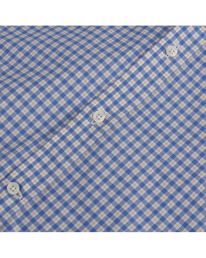 Πουκάμισο κοντομάνικο The Bostonians Σιέλ 3BACH8464-B117YE