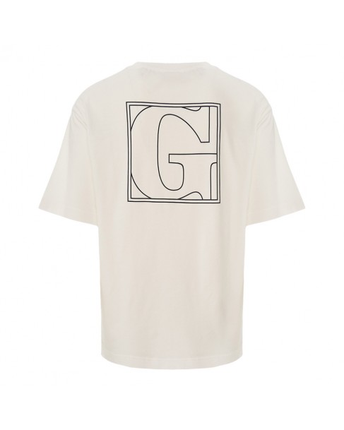 T-shirt ανδρικό Gant Λευκό βαμβακερό 3G2013079-G0113
