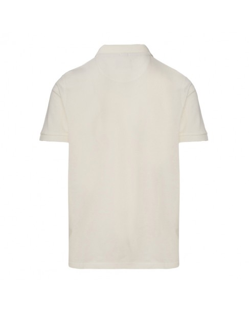 Polo t-shirt ανδρικό The Bostonians Λευκό βαμβακερό 3PS0001-B001WH Regular fit