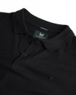 Polo t-shirt ανδρικό The Bostonians Μαύρο 3PS0001-B031BL Regular fit