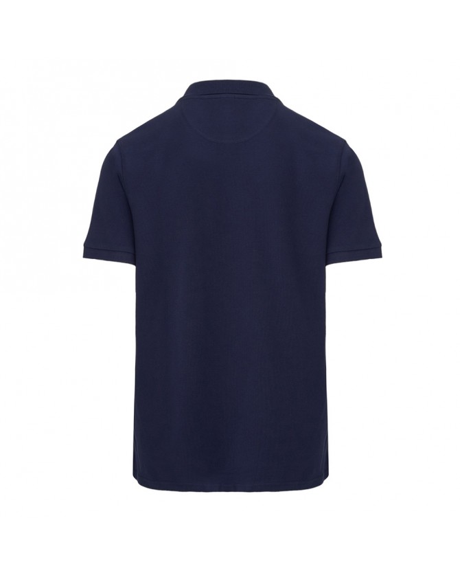 Polo t-shirt ανδρικό The Bostonians Σκούρο μπλε 3PS0001-B525IN Regular fit