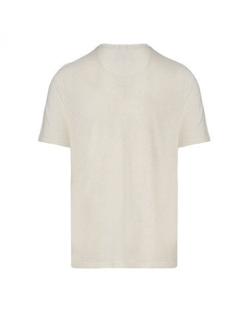 T-shirt ανδρικό The Bostonians Λευκό βαμβακερό 3TS1241-B001WH Regular fit 