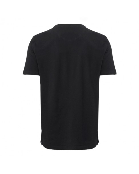 T-shirt ανδρικό The Bostonians Μαύρο βαμβακερό 3TS1241-B031BL Regular fit 