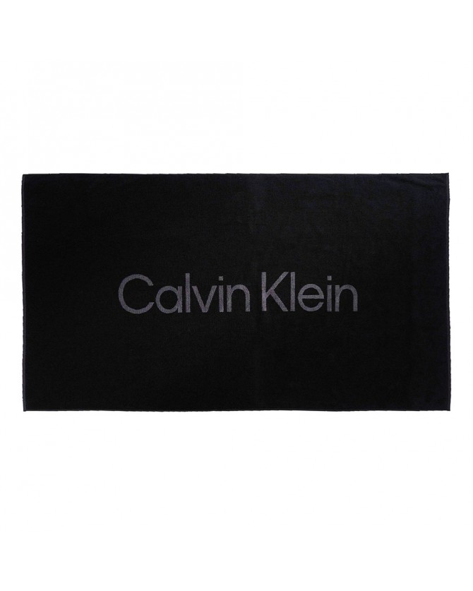 Πετσέτα θαλάσσης Calvin Klein Μαύρη KU0KU00118-BEH