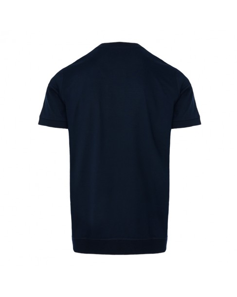 T-shirt ανδρικό Karl Lagerfeld βαμβακερό Σκούρο μπλε 755001-542200-690 Regular fit