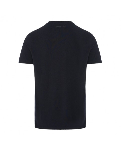 T-shirt ανδρικό Karl Lagerfeld βαμβακερό Σκούρο μπλε 755027-500221-690