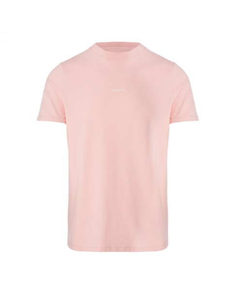 T-shirt ανδρικό Karl Lagerfeld βαμβακερό Ροζ 755057-542221-200 Regular fit 