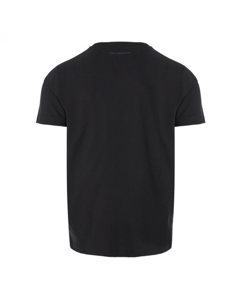 T-shirt ανδρικό Karl Lagerfeld βαμβακερό Μαύρο 755422-542241-990