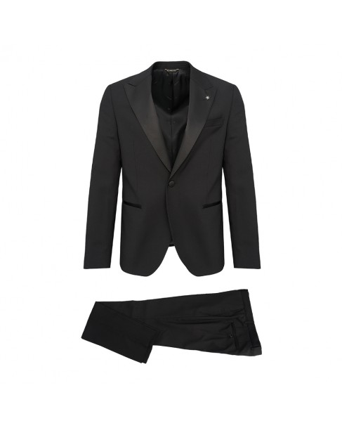 Κοστούμι με γιλέκο Manuel Ritz Μαύρο ABITO C-GILET 3630ARW3328-240000-99