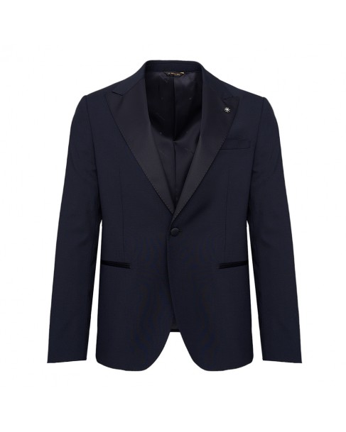 Κοστούμι με γιλέκο Manuel Ritz Σκούρο μπλε ABITO C-GILET 3630ARW3328-240000-89