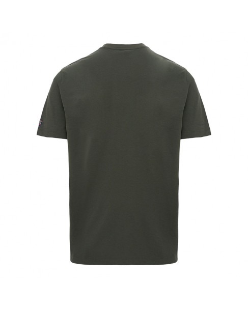 T-shirt ανδρικό Paul&Shark Λαδί βαμβακερό 22411073-89 Regular fit