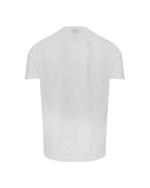 T-shirt ανδρικό Paul&Shark Λευκό βαμβακερό 24411021-10 Regular fit