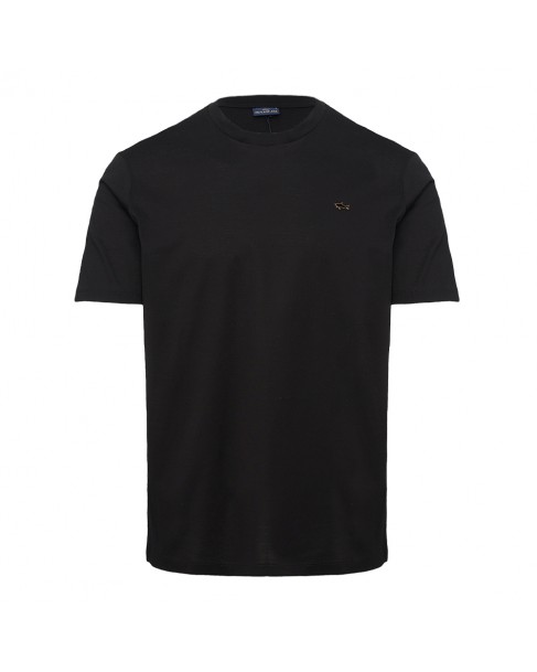 T-shirt ανδρικό Paul&Shark βαμβακερό Μαύρο 24411021-11 Regular fit