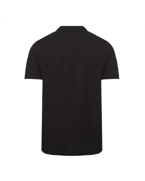 T-shirt ανδρικό Paul&Shark Μαύρο βαμβακερό 24411064-11 Regular fit