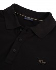 Polo t-shirt ανδρικό Paul&Shark Μαύρο 24411247-11 Regular fit