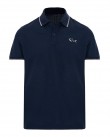 Polo t-shirt ανδρικό Paul&Shark Σκούρο μπλε 24411327-13 Regular fit