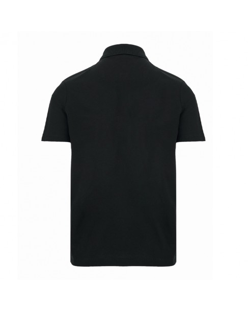 Polo t-shirt ανδρικό Paul&Shark Μαύρο βαμβακερό 24411335-11 Regular fit