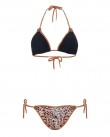 Μαγιό bikini Despi διπλής όψης Μαύρο-Animal print BUZIOS REVERS BK-JAGUAR BLACK