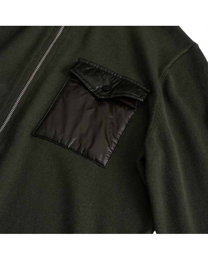 Ζακέτα φούτερ Karl Lagerfeld Λαδί 655043-544305-590