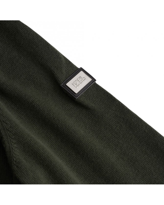 Ζακέτα φούτερ Karl Lagerfeld Λαδί 655043-544305-590