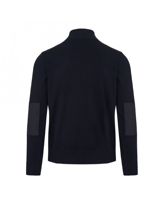 Πλεκτό half zip The Bostonians Σκούρο μπλε 3MO1110-B166NV