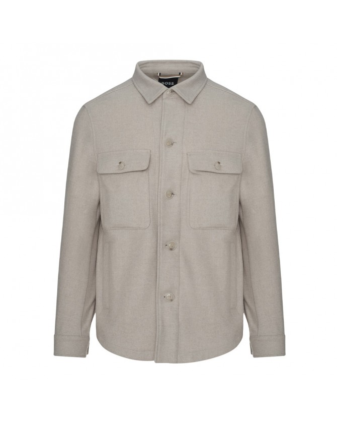 Overshirt Boss Εκρού C-CARPER-OS-244 50527940-131