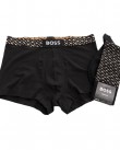 Σετ εσώρουχο boxer και κάλτσες Boss Μαύρα Trunk&Sock Gift 50529047-008