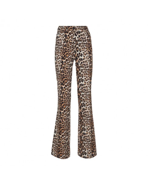 Παντελόνα Moutaki Animal print Μπεζ 24.03.120