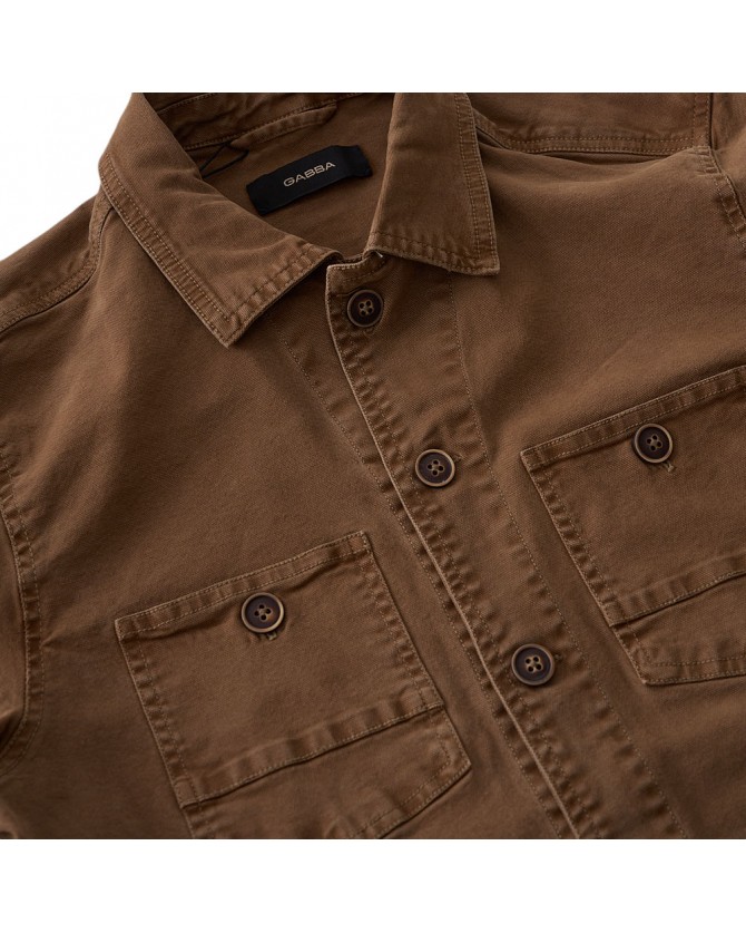 Πουκάμισο overshirt Gabba Ταμπά CLIPPER A-SAND