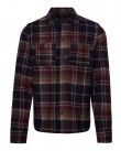 Πουκάμισο overshirt Gabba Μπορντό CLIPPER A KES-MULTI CHECK