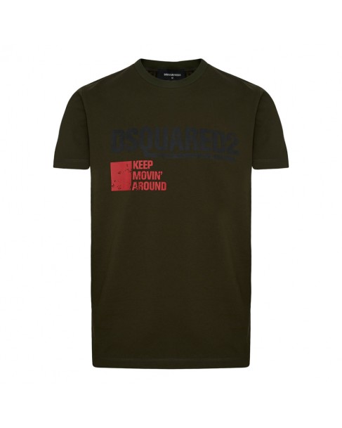 T-shirt Dsquared2 Λαδί S71GD1462S24662-695