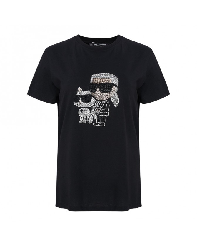 T-shirt Karl Lagerfeld Μαύρο A1W17131-999