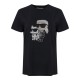 T-shirt Karl Lagerfeld Μαύρο A1W17131-999