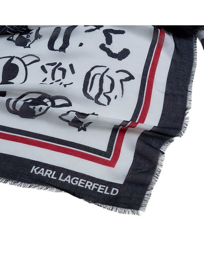 Μαντήλι Karl Lagerfeld Λευκό A2W33066-101