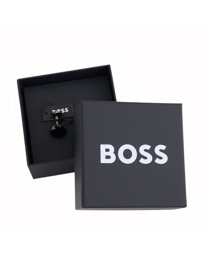 Μανικετόκουμπα Boss σε Ασημένιο χρώμα B-LOGOBB-CUF 50532323-021