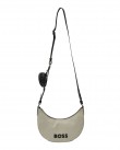 Τσάντα Boss Εκρού Addison Halfmoon CV 50541511-104